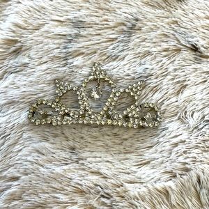 Diamond crystal beautify Tiara hairpin silver  hair clip
